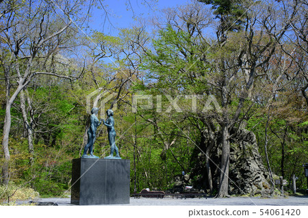 Statue of Maiden Lake Towada 54061420