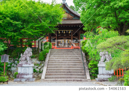 The new hall of Kyoto Jenyo Shinto shrine (Kenkunjinja) 54061583