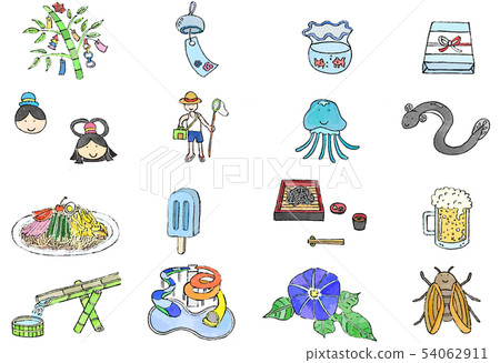 七月插圖(鉛筆水彩) 七月插圖(鉛筆水彩) 54062911