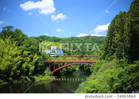 Great view of Daimon Dam Park [Misato-cho, Nara Prefecture, Mt. Shinki] 54063668