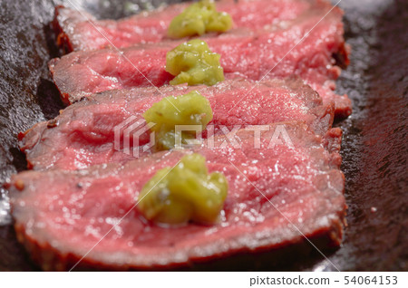 Roast beef cut meat Roast beef cut meat 54064153