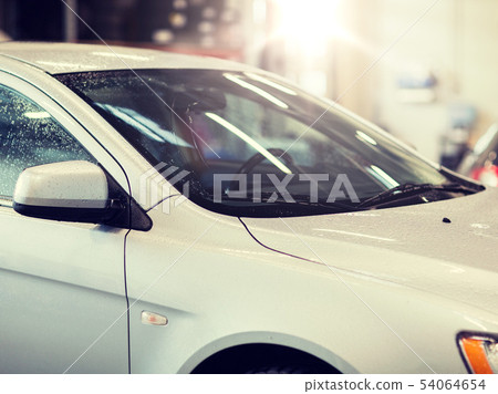 car at repair station car at repair station 54064654