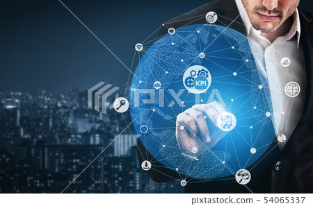 KPI Key Performance Indicator for Business Concept. KPI Key Performance Indicator for Business Concept. 54065337