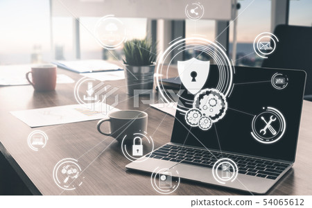 Cyber Security and Digital Data Protection Concept 54065612