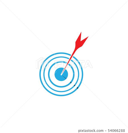 Target icon and symbol vector ilustration template 54066288