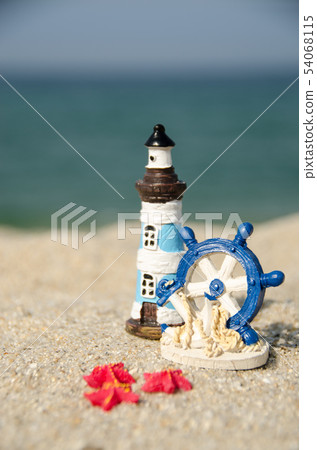 Sea and lighthouse Sea and lighthouse 54068115