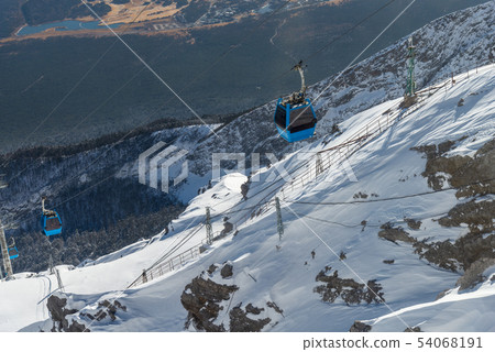 中國麗江玉龍雪山 中国観光スポット China Jade Dragon Snow Mountain 54068191
