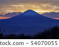 日落，富士 54070055