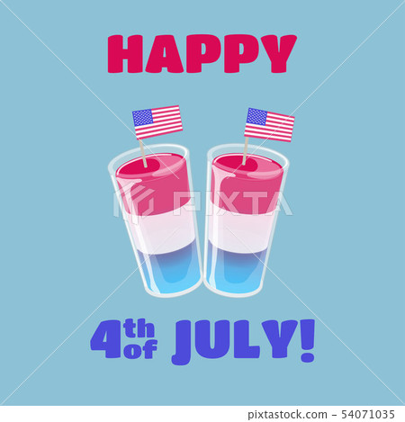 4th of July banner template. 54071035