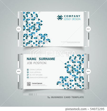 Abstract technology blue triangles pattern design - Stock Illustration ...
