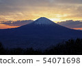 日落，富士 54071698