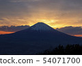 日落，富士 54071700