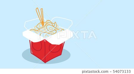 noodles ramen opened takeout box asian traditional food concept hand drawn sketch doodle style noodles ramen opened takeout box asian traditional food concept hand drawn sketch doodle style 54073133