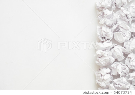 emotional barrier paper ball white background emotional barrier paper ball white background 54073754