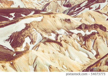 Landmannalaugar National Park - Iceland. Rainbow 54073773