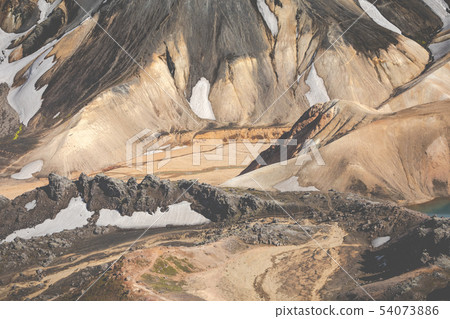 Landmannalaugar National Park - Iceland. Rainbow 54073886