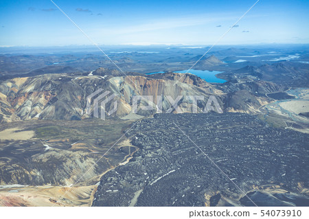 Landmannalaugar National Park - Iceland. Rainbow 54073910