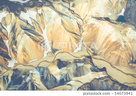 Landmannalaugar National Park - Iceland. Rainbow 54073941