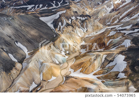 Landmannalaugar National Park - Iceland. Rainbow 54073965