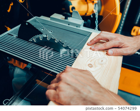dangerous job woodwork electric circular saw dangerous job woodwork electric circular saw 54074299