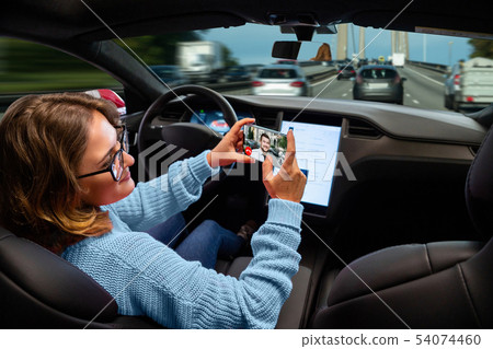 Self driving and autonomous vehicle concept 54074460
