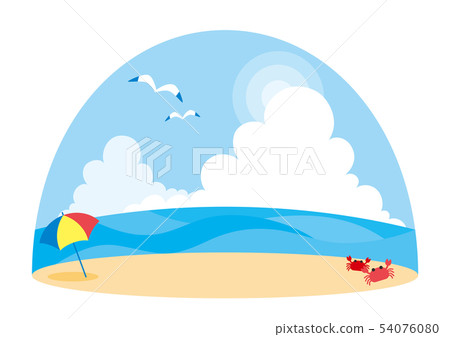 海灘景觀[圓頂型] 54076080