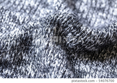 Black and white marbled knit background Black and white marbled knit background 54076700