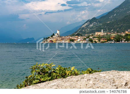 Malcesine village and Lake Garda - Veneto Italy 54076786
