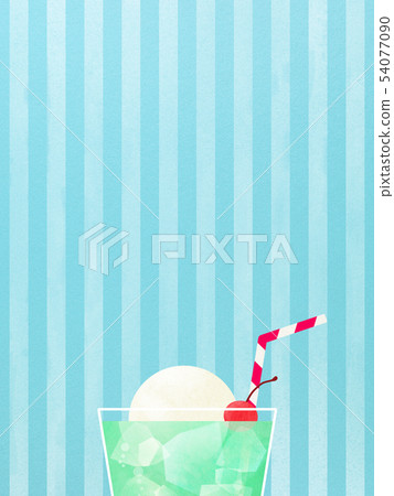 背景夏季奶油蘇打藍條紋 54077090