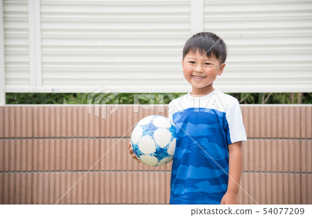 A soccer boy A soccer boy 54077209