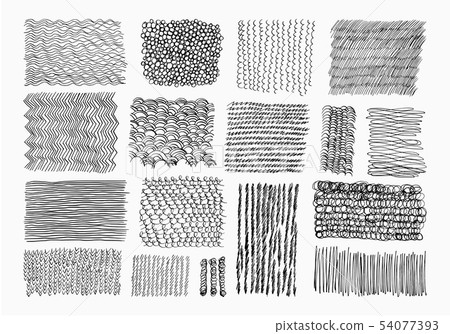 Hand drawn ink texture. Hand drawn ink texture. 54077393