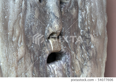 The mouth of truth mask in Rome 54077606