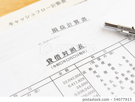 資產負債表損益表現金流量表結算賬戶報表 54077915