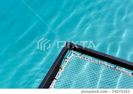 Mesh seat jut out on swimming pool Mesh seat jut out on swimming pool 54078263