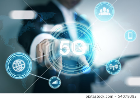 5G Network Internet Mobile Wireless Business 5G Network Internet Mobile Wireless Business 54079382