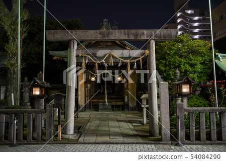 Fuji sengen shrine at night, Nagoya Fuji sengen shrine at night, Nagoya 54084290