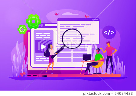 Front end development concept vector illustration - Stock Illustration ...