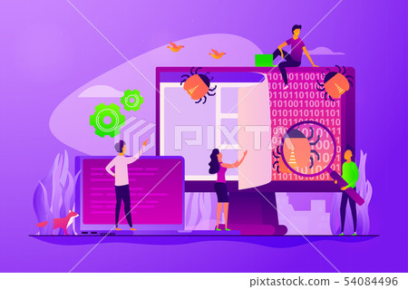 Software testing concept vector illustration 54084496