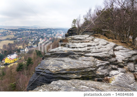 Church under Tisa rocks or Tisa walls, Czechia Church under Tisa rocks or Tisa walls, Czechia 54084686