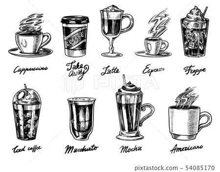 set of cups, Stock image