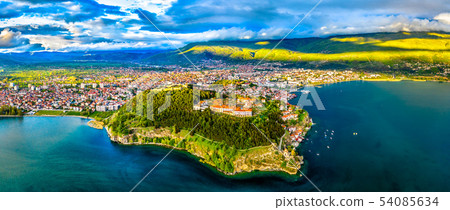 Samuels Fortress and Plaosnik at Ohrid in North Macedonia 54085634