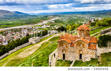Holy Trinity Church at the Berat Citadel in Albania Holy Trinity Church at the Berat Citadel in Albania 54085648
