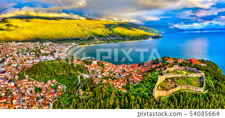 Samuels Fortress at Ohrid in North Macedonia 54085664