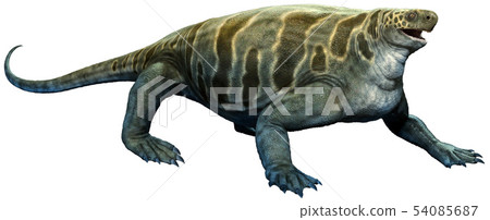 Cotylorhynchus from the Permian era 3D illustratio 54085687