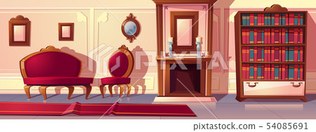 luxury hall, rich ballroom with moldings luxury hall, rich ballroom with moldings 54085691