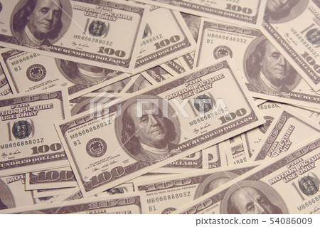 100 us dollar money american as background 54086009