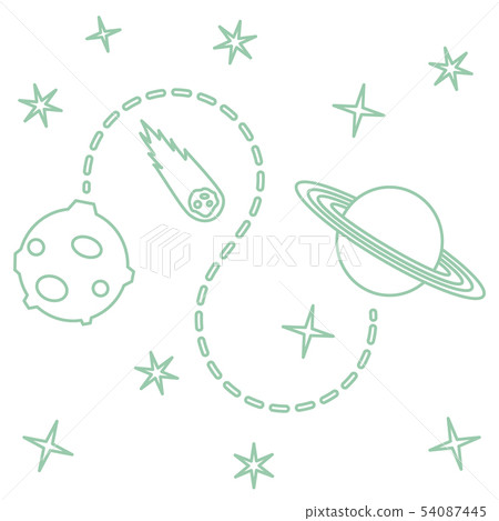 Space vector background Astronomy. Science Space vector background Astronomy. Science 54087445