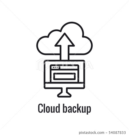 Website Data Transfer Icon with arrow imagery of Website Data Transfer Icon with arrow imagery of 54087833