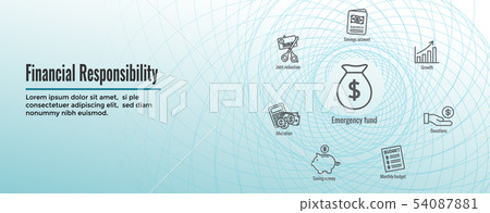 Personal Finance & Responsibility Icon Set - Web Personal Finance & Responsibility Icon Set - Web 54087881