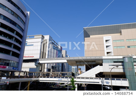 Tachikawakita Station and the surrounding scenery 54088754